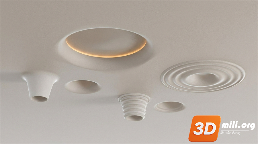 Ceiling Decoration Skp Files